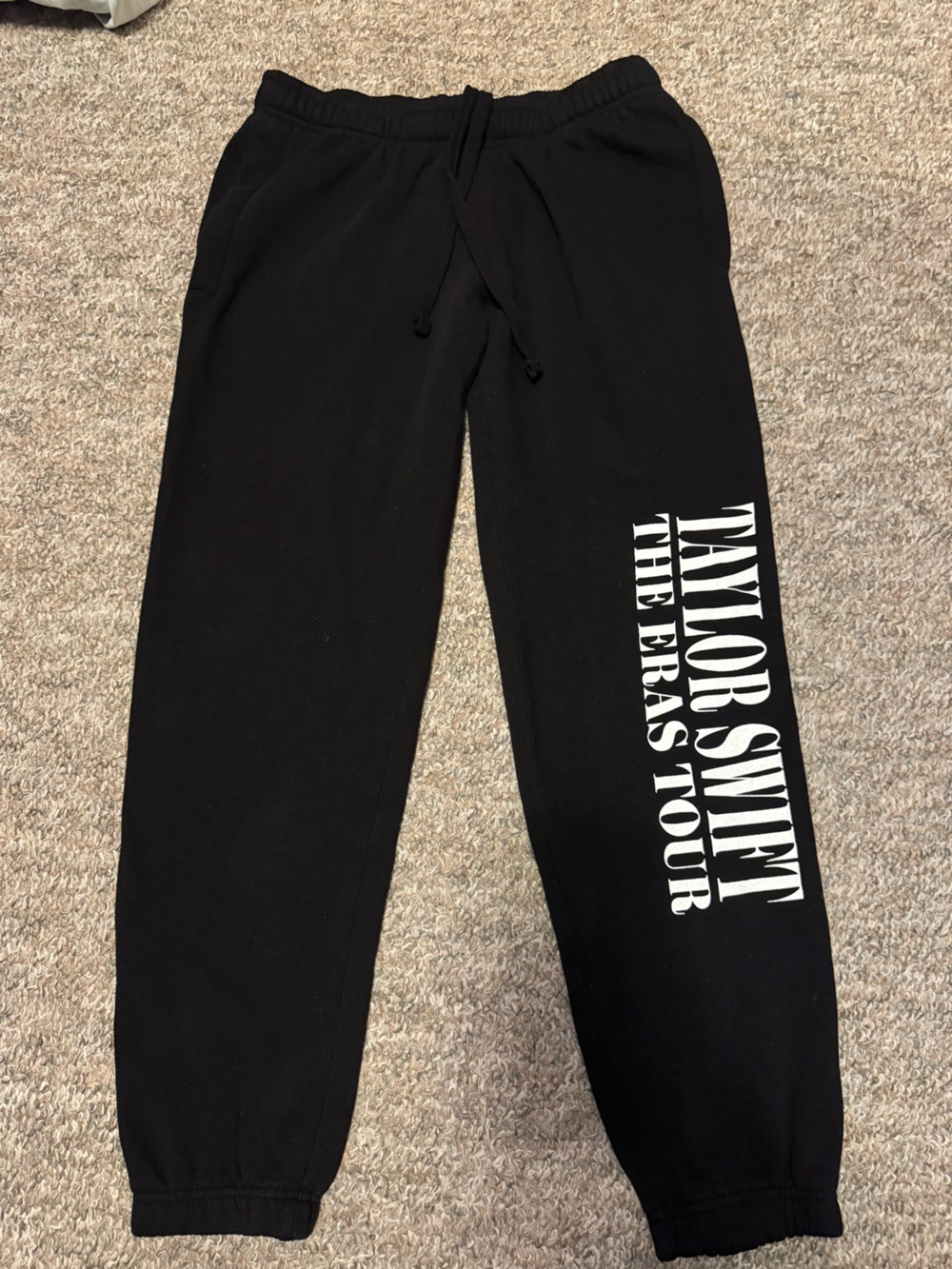 Taylor Swift The Eras Tour Black Sweatpants